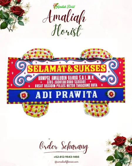 Papan Bunga Ucapan Selamat Kalibareng